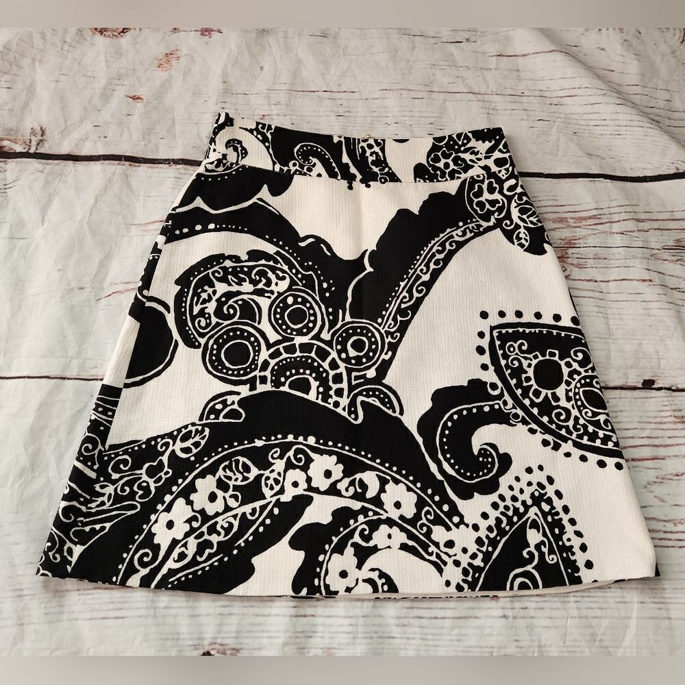 Kate Spade Paisley A Line Skirt Size 0